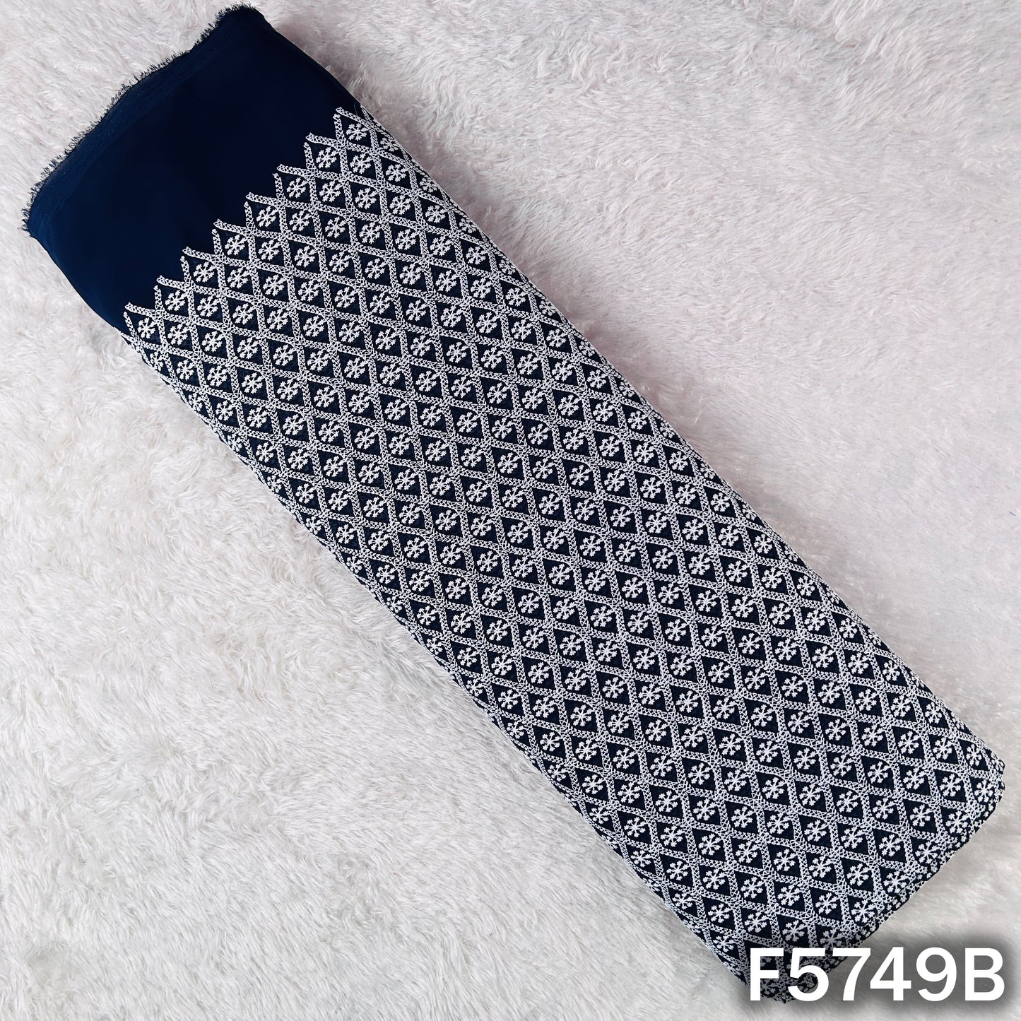 Chickankari Georgette Fabric - F5749