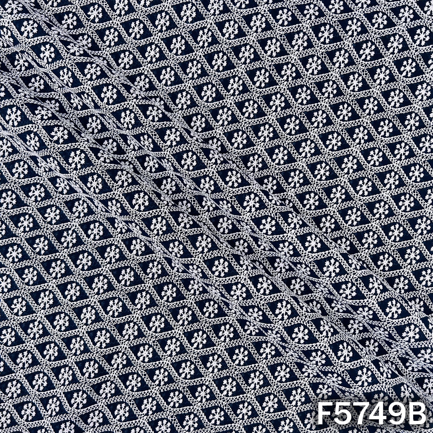 Chickankari Georgette Fabric - F5749