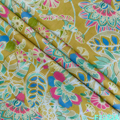 Printed Mul Cotton Fabric-F3523
