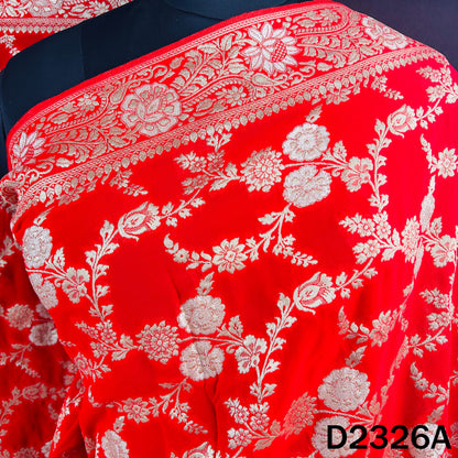 Zari Work Georgette Dupatta - D2326