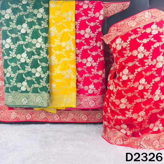 Zari Work Georgette Dupatta - D2326