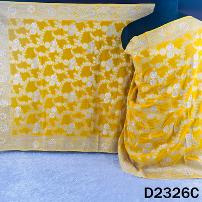 Zari Work Georgette Dupatta - D2326