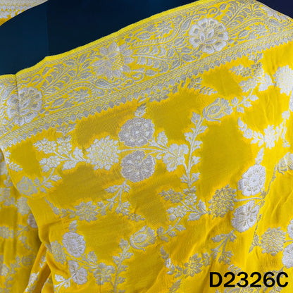 Zari Work Georgette Dupatta - D2326