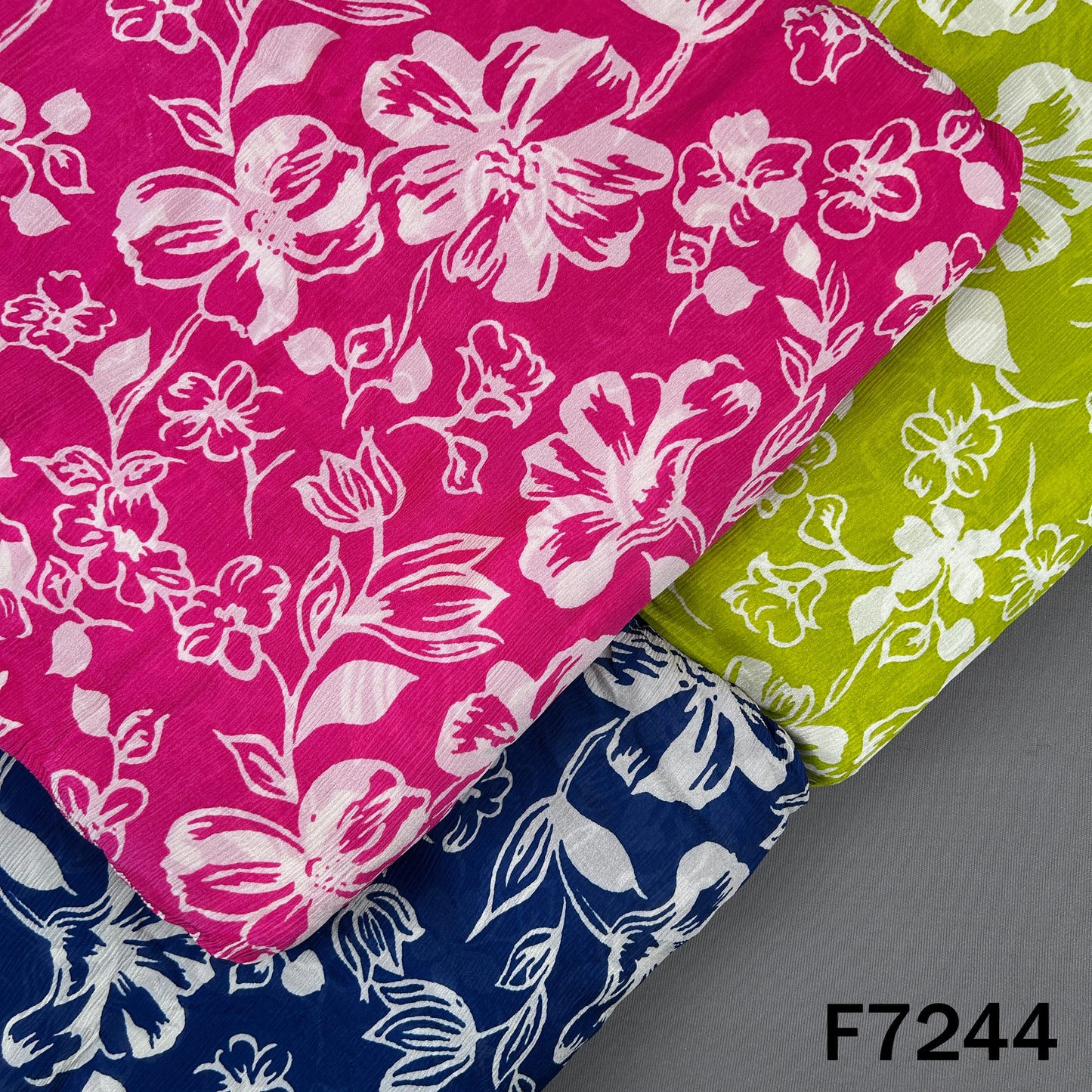 Printed Chinnon Chiffon Fabric - F7244