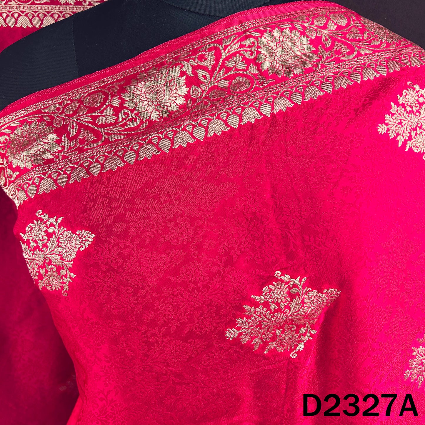 Zari Work Self Jacquard Modal Silk Dupatta - D2327