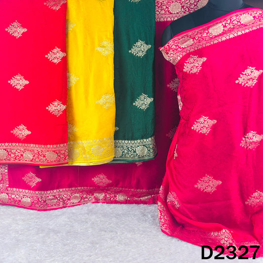 Zari Work Self Jacquard Modal Silk Dupatta - D2327