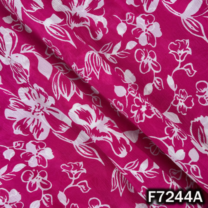 Printed Chinnon Chiffon Fabric - F7244