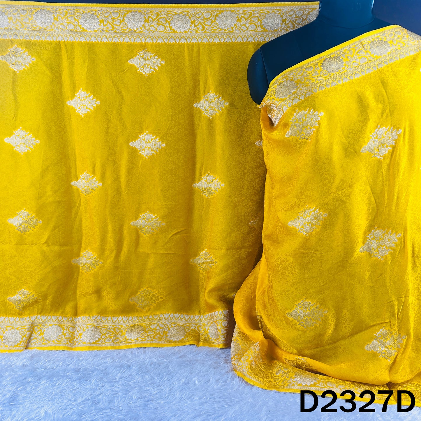 Zari Work Self Jacquard Modal Silk Dupatta - D2327