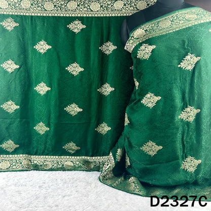 Zari Work Self Jacquard Modal Silk Dupatta - D2327