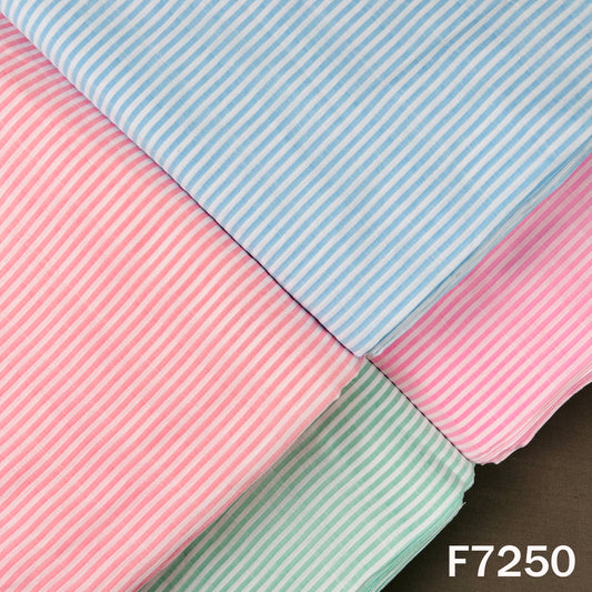 Stripes Cambric Cotton Fabric - F7250