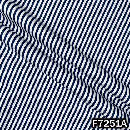Stripes Cambric Cotton Fabric - F7251