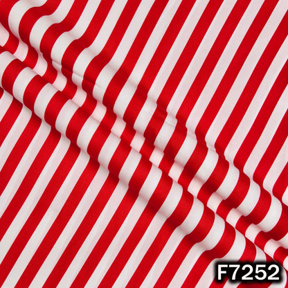 Stripes Cambric Cotton Fabric - F7252