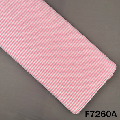 Stripes Cambric Cotton Fabric - F7260