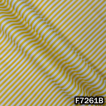 Stripes Cambric Cotton Fabric - F7261