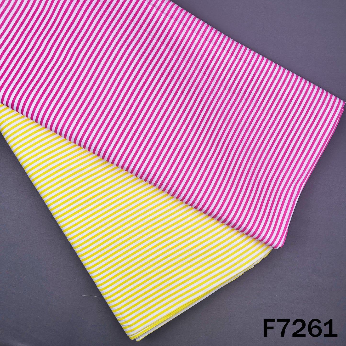 Stripes Cambric Cotton Fabric - F7261