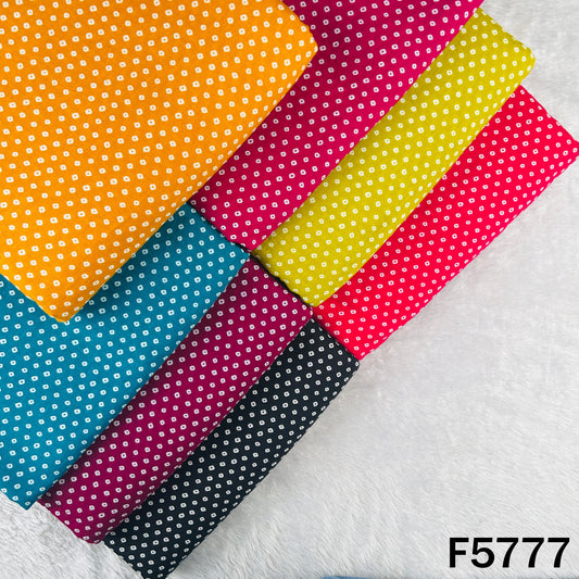 Bandhani Print Cotton Fabric - F5777