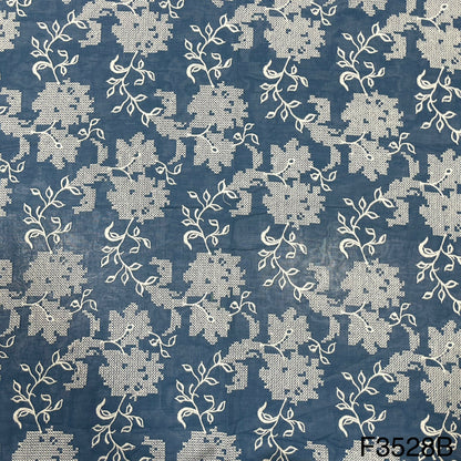 Cross Stitch Embroidered 2*2 Rubia Cotton Fabric-F3528