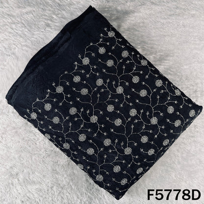 Cut Dana Zari Embroidered Crushed Jimmy Choo Fabric - F5778