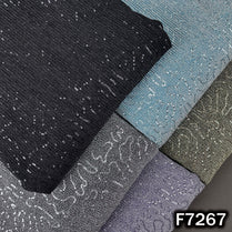 Sequins Embroidered Crush Shimmer Lycra Fabric - F7267