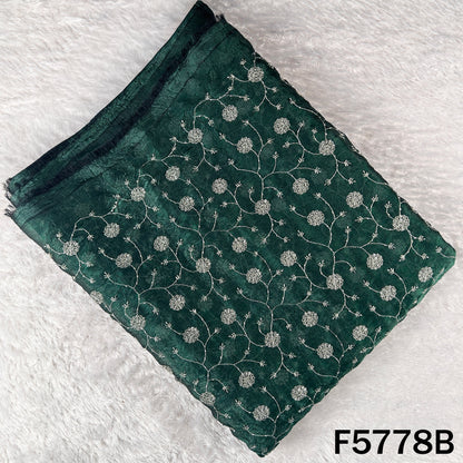 Cut Dana Zari Embroidered Crushed Jimmy Choo Fabric - F5778