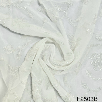 Thread Sequins  Georgette Fabric-F2503