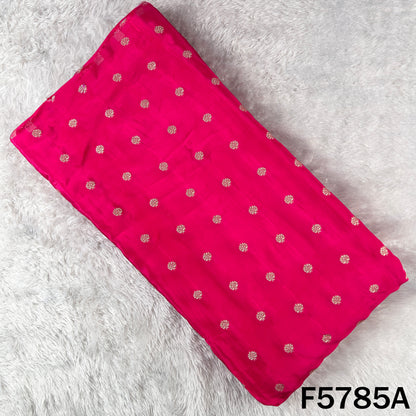 Zari Buti Work Crepe Fabric - F5785