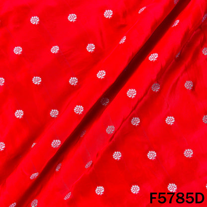 Zari Buti Work Crepe Fabric - F5785