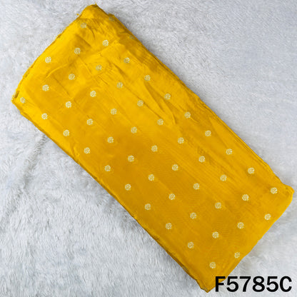 Zari Buti Work Crepe Fabric - F5785