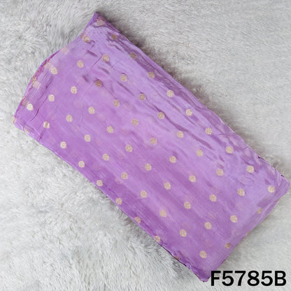 Zari Buti Work Crepe Fabric - F5785