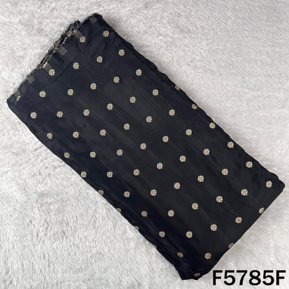 Zari Buti Work Crepe Fabric - F5785