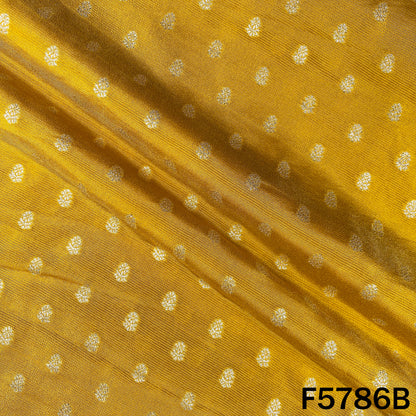 Zari Buti Lurex Work Shimmer Tissue Fabric - F5786