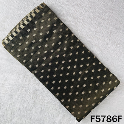 Zari Buti Lurex Work Shimmer Tissue Fabric - F5786