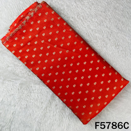 Zari Buti Lurex Work Shimmer Tissue Fabric - F5786