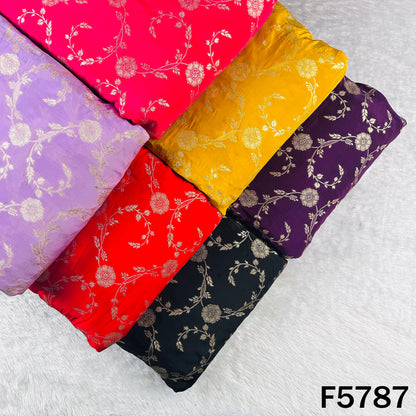 Zari Work Banarasi Silk Fabric - F5787