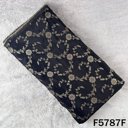 Zari Work Banarasi Silk Fabric - F5787