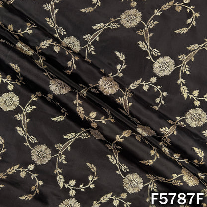 Zari Work Banarasi Silk Fabric - F5787