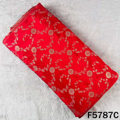 Zari Work Banarasi Silk Fabric - F5787