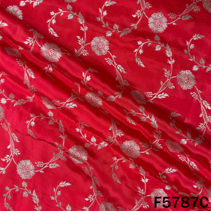 Zari Work Banarasi Silk Fabric - F5787