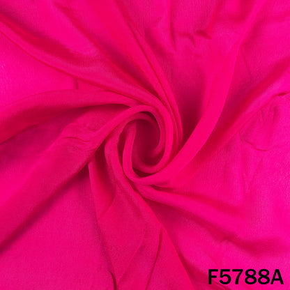 Plain Chinnon Chiffon Fabric - F5788