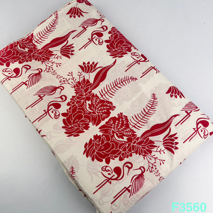 Printed Cambric Cotton Fabric-F3560
