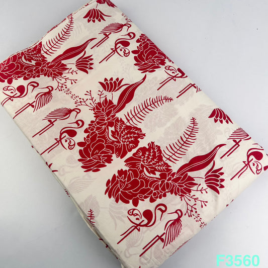Printed Cambric Cotton Fabric-F3560