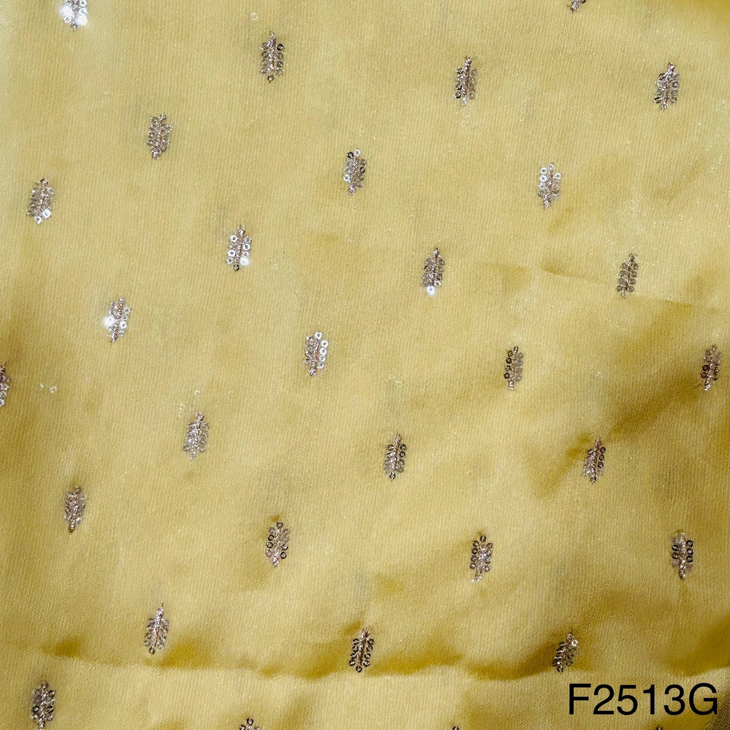 Zari Sequins Zimi Chu Fabric-F2513