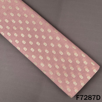 Zari Buti Chanderi Silk Fabric - F7287