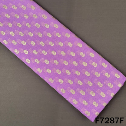Zari Buti Chanderi Silk Fabric - F7287