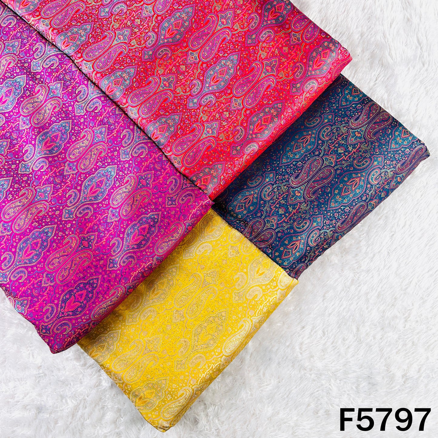 Self Jacquard Brocade Fabric - F5797