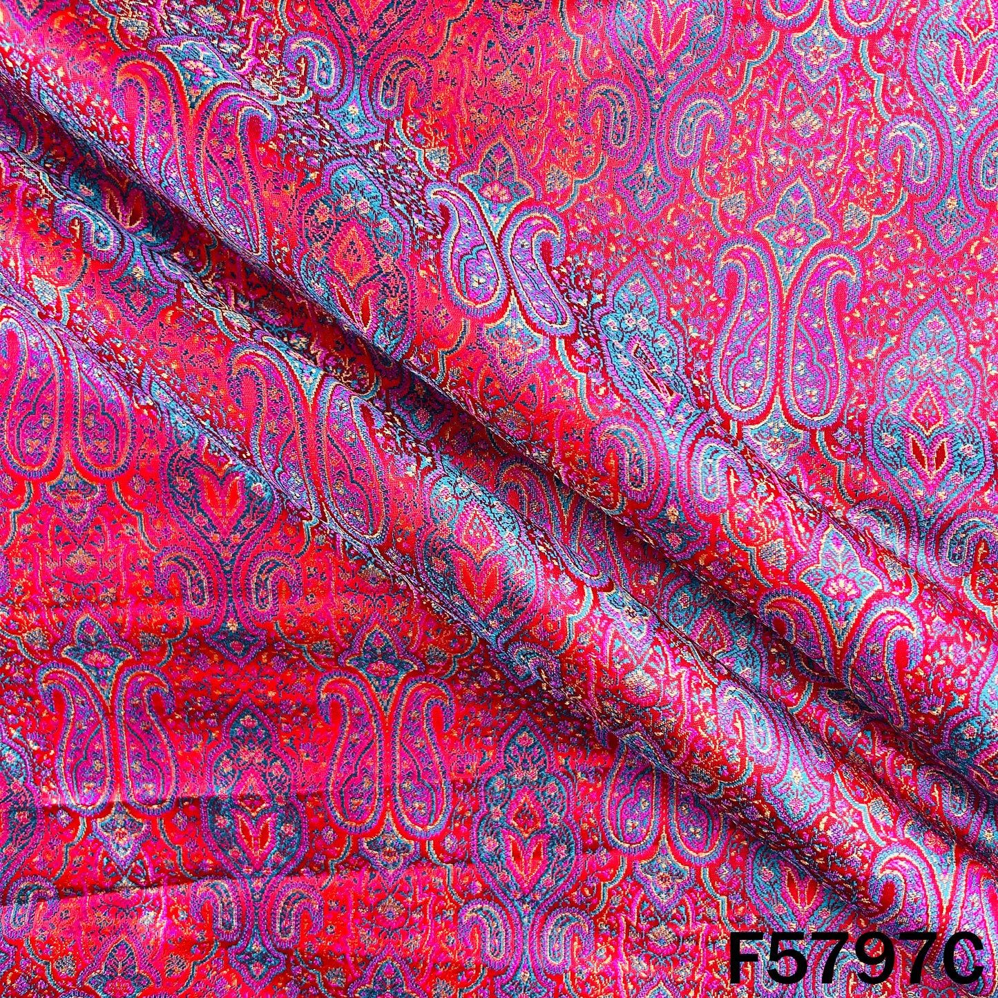 Self Jacquard Brocade Fabric - F5797