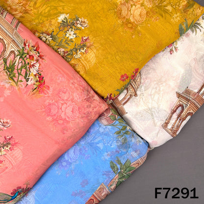 Digital Print Organza Fabric - F7291