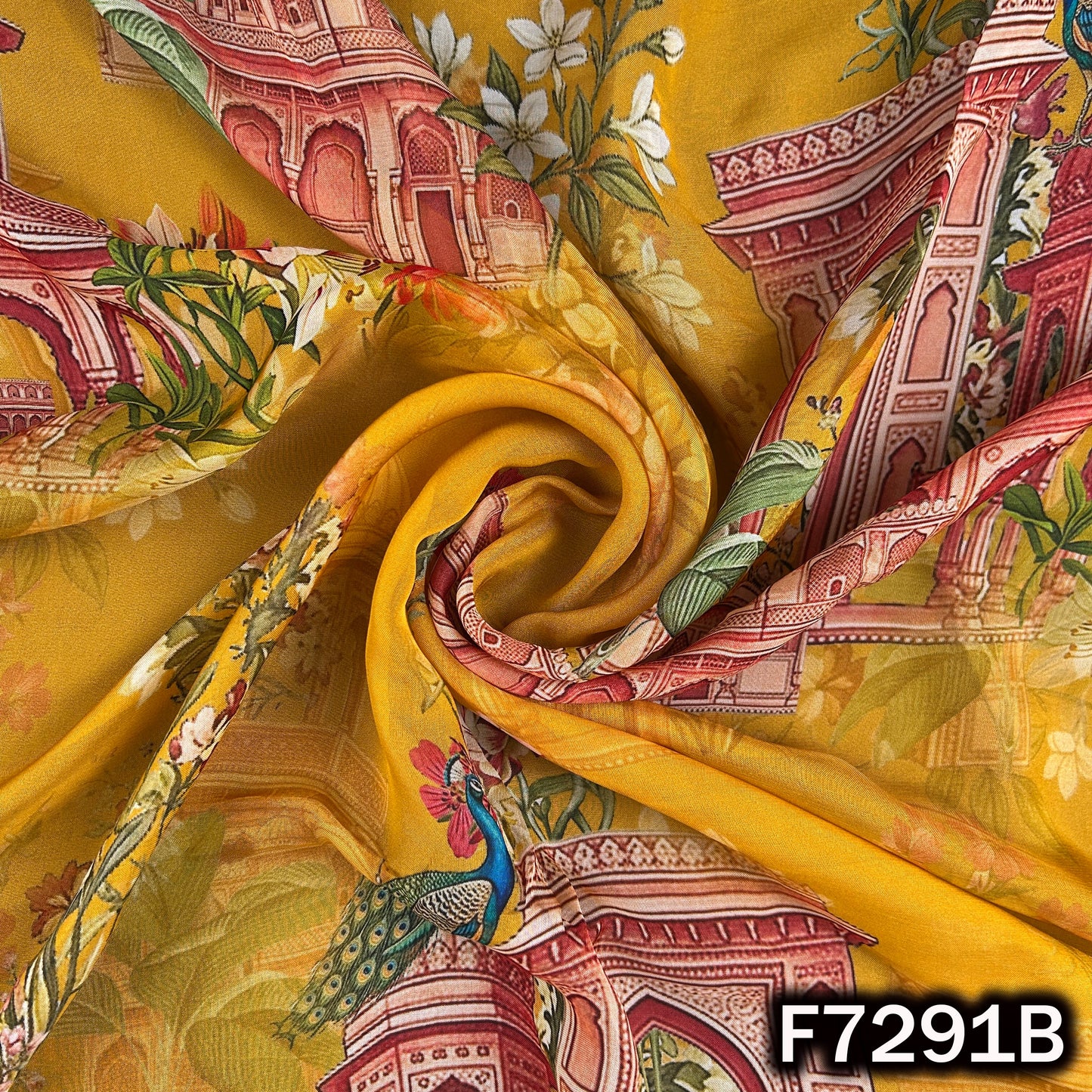 Digital Print Organza Fabric - F7291
