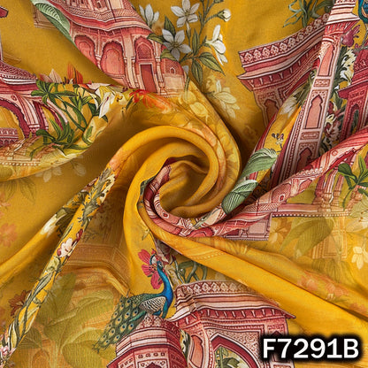 Digital Print Organza Fabric - F7291