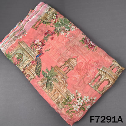 Digital Print Organza Fabric - F7291